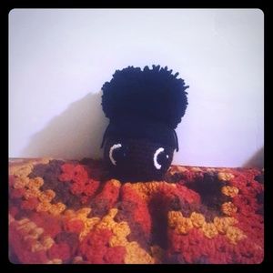 Crocheted baby lovey